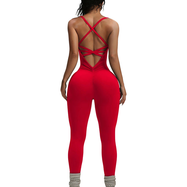 ONE PEICE FITNESS BACKLESS SET